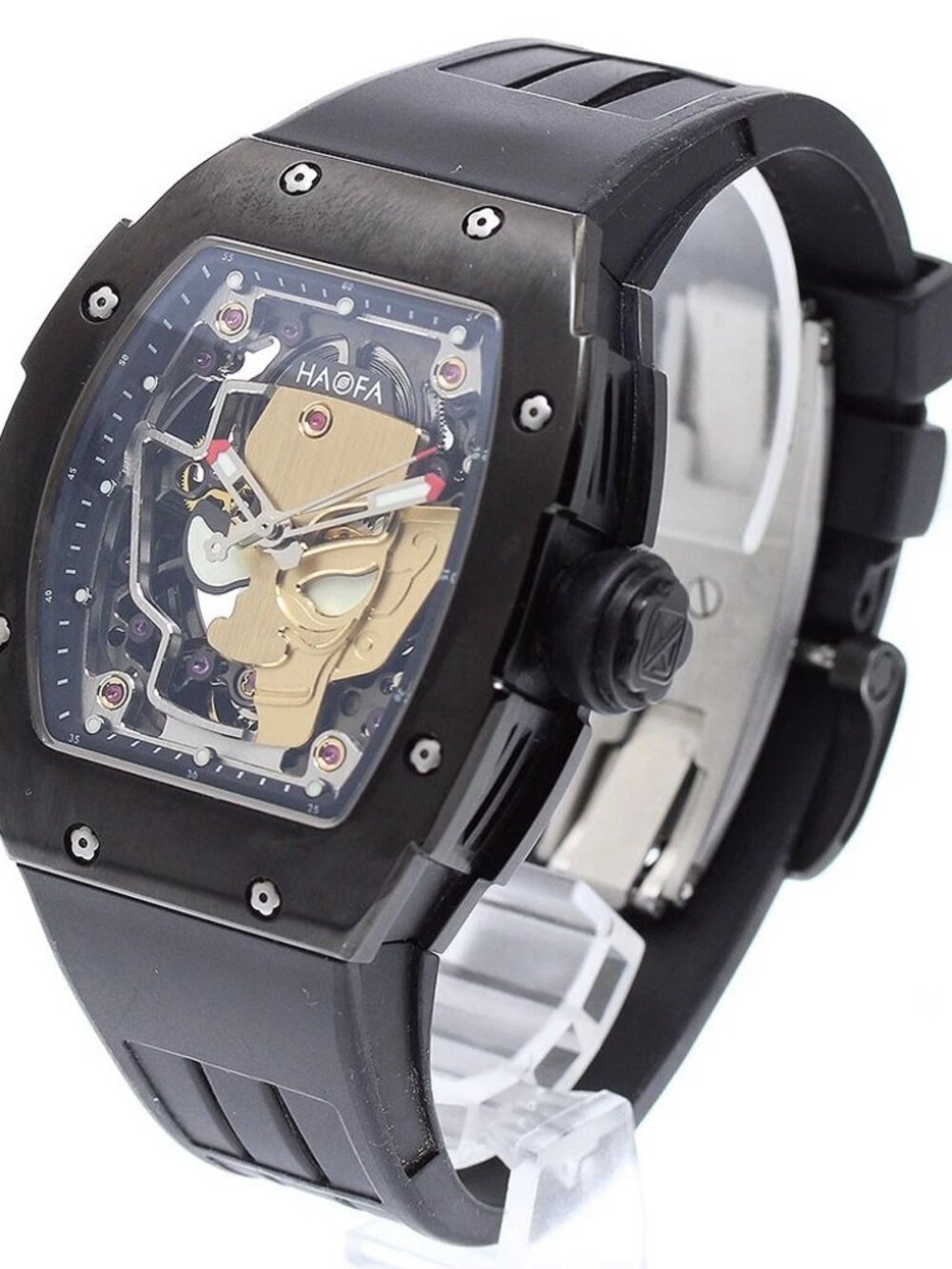 HAOFA skeleton skeleton Dial Automatic Men's Watch_918830